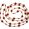 Бусы redrobe "Карамельные сны", сердолик стекло, 124 см