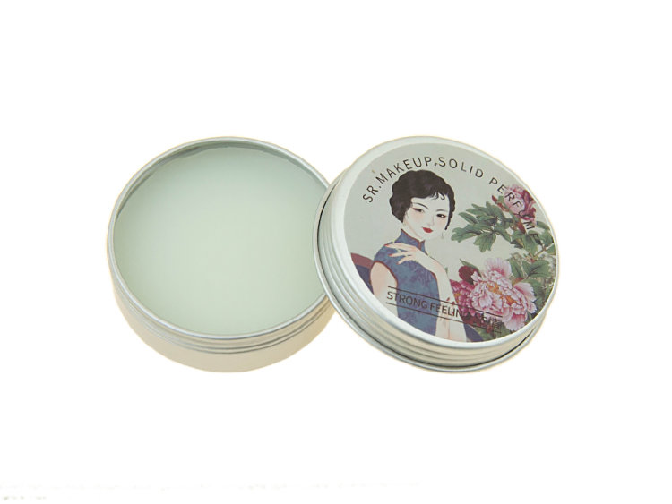 Твердые сухие духи  "Sr. Make Up Strong Feeling Пион", 15 гр