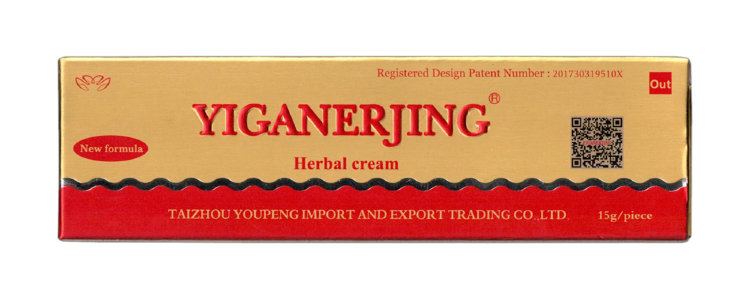 Мазь травяная при дерматитах Yiganerjing, 15 гр