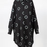 Платье-рубашка oversize, окрашенное техникой нэ-маки сибори, redrobe 10