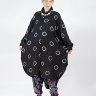 Платье-рубашка oversize, окрашенное техникой нэ-маки сибори, redrobe 10