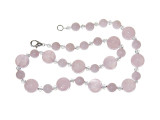 Бусы redrobe «Цветущий миндаль», розовый кварц, стекло, 46 см